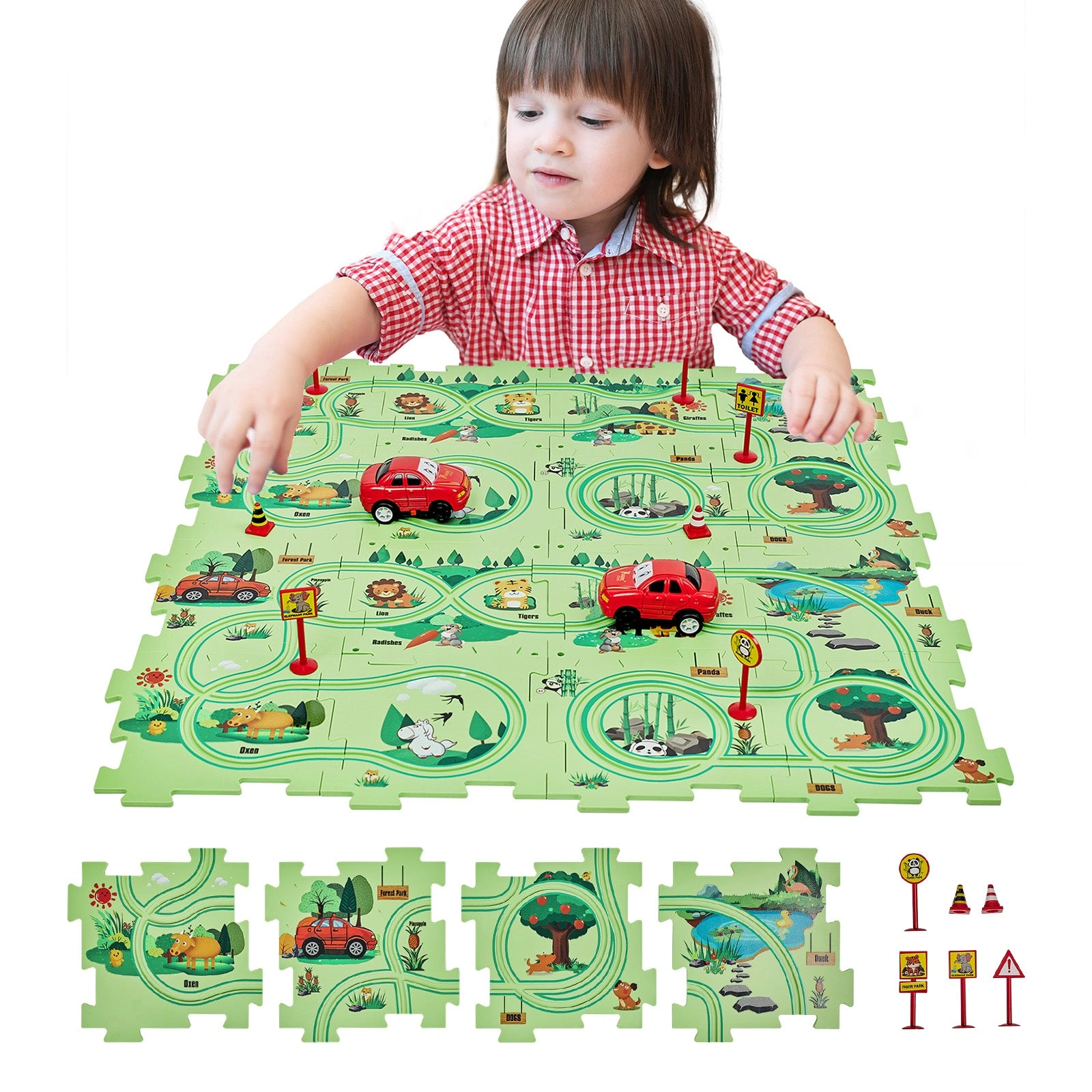 SGILE Forest Builder STEM Puzzle Set – Ignite Little Builders’ Imagination!