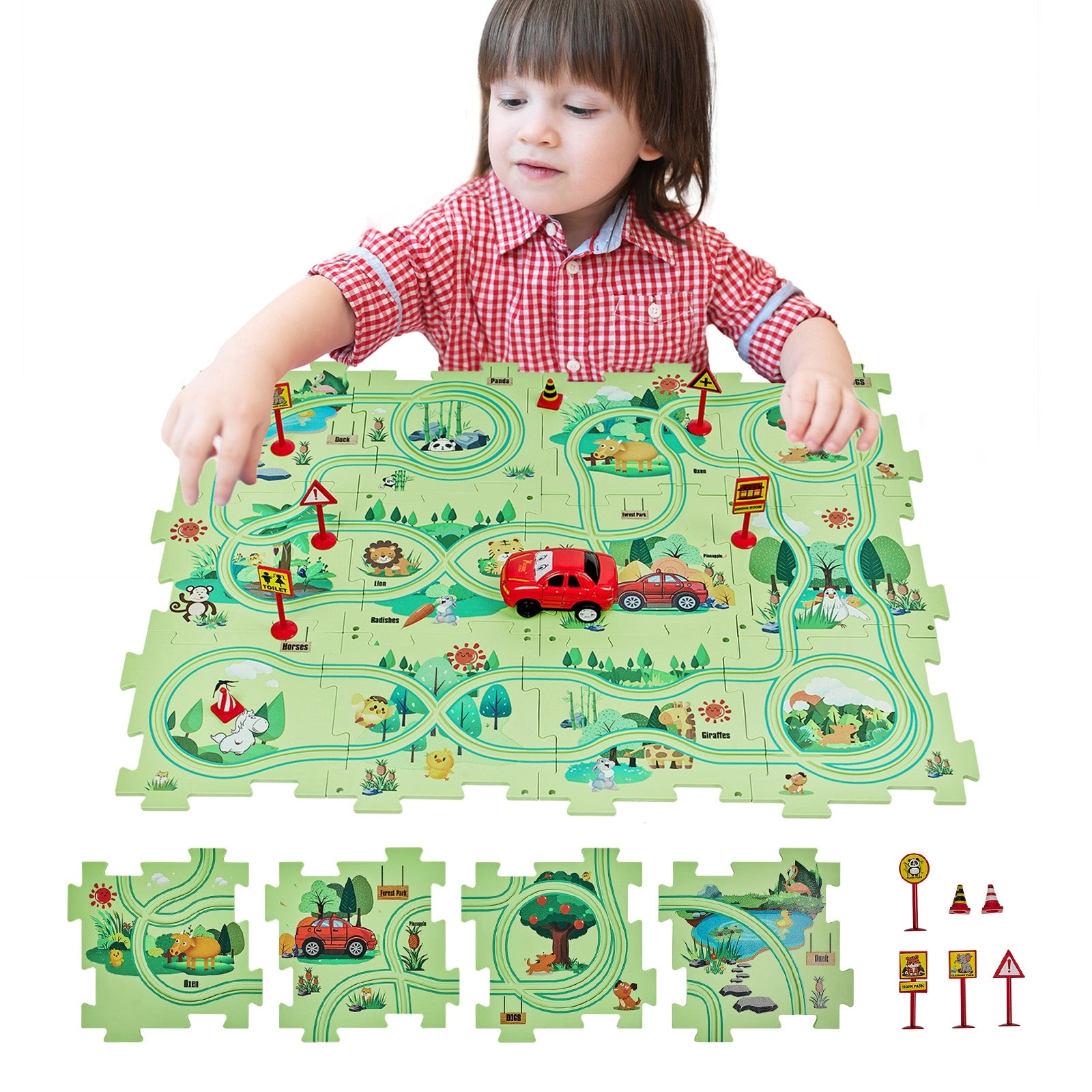 SGILE Forest Builder STEM Puzzle Set: Spark Your Child's Imagination & Learning!